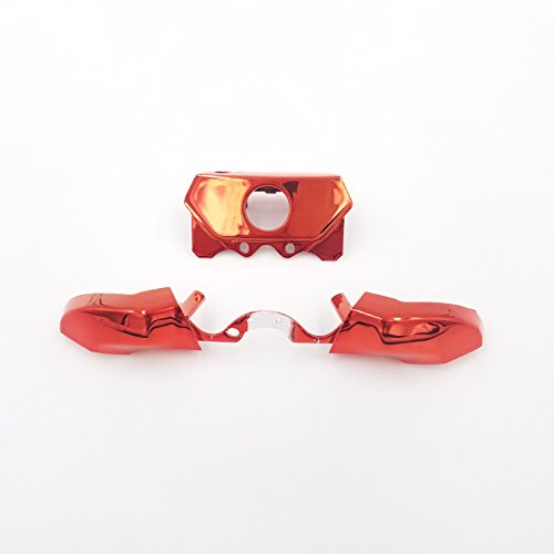 eLUUGIE Replacement Chrome Red Bumpers Trigger+T8 T6 Screwdriver Repair Tool for Xbox One Controller Elite Bumper Xbox one 3.5mm Repair Parts Xbox One Elite Controller Parts - Thumbnail 4