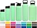 Simple Modern 40 Ounce Summit Water Bottle - Stainless Steel Liter Flask +2 Lids - Wide Mouth Tumbler Double Wall Vacuum Insulated Green Leakproof -Mint