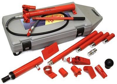 Hydraulic 10 Ton Body Frame Repair Kit Porta Power Tools Auto Shop Ram Body