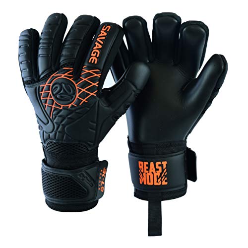 K-LO Sports Savage Blackout Goalie Glove (Black and Red, 6) - Thumbnail 6