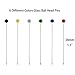 Zealor Sewing Set 600 Pieces Sewing Pins 38mm Multicolor Glass Ball Head Pins with Sewing Seam Ripper Pin Cushion and Soft Tape Measure for Dressmaking Jewelry Components Flower Decoration