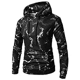 AIEason Men top Men's Long Sleeve Printed Hoodie