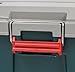 IRIS USA Plastic Storage Boxes, Heavy-Duty Utility Storage Totes with Durable Lid and Secure Latching Buckles, Garage and Outdoor, Green/Gray, 4 Pack