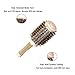 VISCAL Nano Thermal Ceramic & Ionic Round Hair Brush Large Round Hair Brush with Boar Bristle 3.3 inch, for Hair Drying, Styling, Curling, Adding Hair Volume and Shine, Gold Brown.