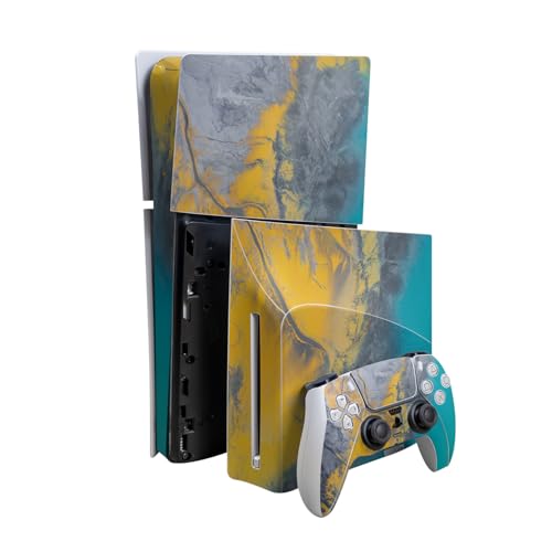 Skin Compatible with PlayStation 5 Slim Digital Edition Bundle + Disc Drive for…