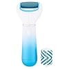 Scholl Velvet Smooth Electric Foot File with Exfoliating Refill, Blue
