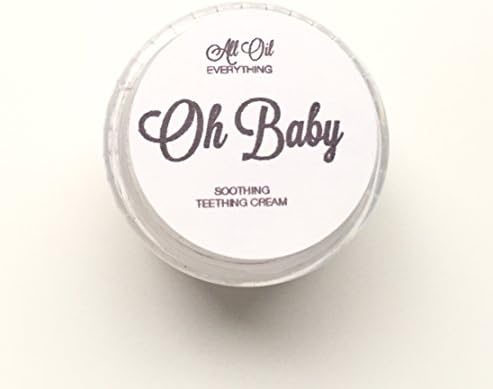 Oh Baby Essential Oil Teething Cream | Teething Gel | Gum Pain | Teething Relief | Canker Sore | Safe for Babies &amp; Children