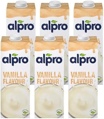 Alpro Soya Vanilla, 100% Plant-Based, Lactose & Dairy Free - 1L (6x1L)  price in Saudi Arabia | Amazon Saudi Arabia | supermarket kanbkam