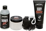 Technic Mens Traveler Kit Toiletry Bag with Body Scrub Shower Gel Body Lotion view 2