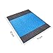 Mumu Sugar Sand Free Beach Mat, Extra Large 82‘’×79‘’ Waterproof Quick Drying Ripstop Sand Proof Nylon Compact Beach Blanket Best Outdoor Picnic Mat for Travel, Camping, Hiking and Music Festivals