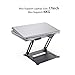 Laptop Notebook Stand,Elekin Foldable Laptop Stands Adjustable Notebook Holder Aluminum Laptop Riser Ergonomic Desktop Holder for Tablets, ipad, Notebook, MacBook Up tp 17”（Black）thumb 4