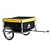 Aosom Elite Bike Cargo / Luggage Trailer - Yellow / Black