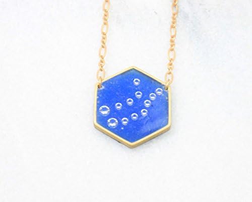 Virgo zodiac constellation pendant