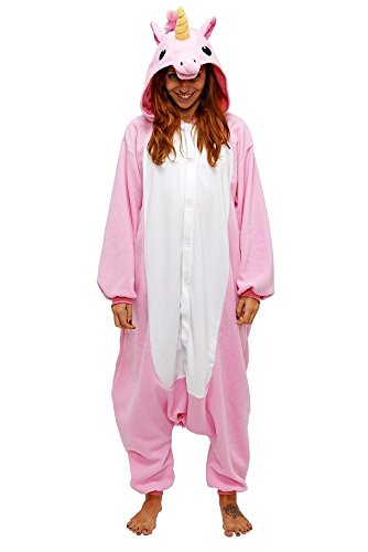 Unicorn Onesie Animal Pajamas Adult Sleepwear Kigurumi Cosplay Halloween Costume