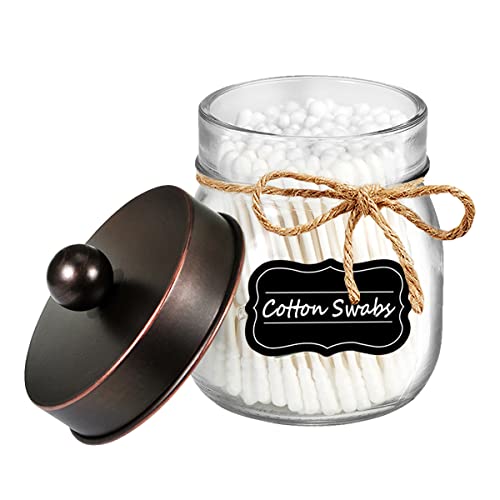 Mason Jar Bathroom Storage Organizer Oil Rubbed Bronze Rustic