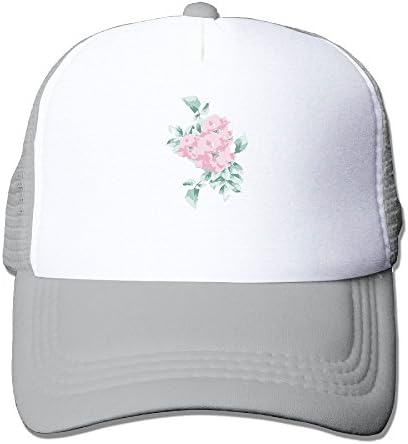 Pink Flowers Unisex Mesh Hat Baseball Cap Cotton Peak Cap