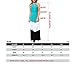 Kranda Ladies Summer Bohemian Halter Sleeveless Chevron Maxi Dress (Small, Teal)