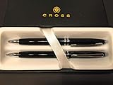 Cross Luxury Gift Set Black and Chrome Ballpoint Pen