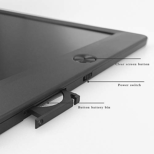 Coxtnbio 10 inch LCD Writing Tablet, Doodle Board Digital Graphics Tablet Kids Drawing Board with Lock & Stylus & Erase Button | Harmless to Eyes | Great for Kids (Black)