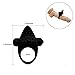 Powerful Silicone Penis Ring Aoken Clitoral Stimulate Vibrating Delay Cock Ring Sex Toys for Couples and Lovers in Black