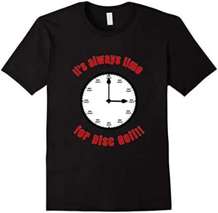 Mens JBC DESIGNS ALWAYS TIME FOR DISC GOLF Medium Black