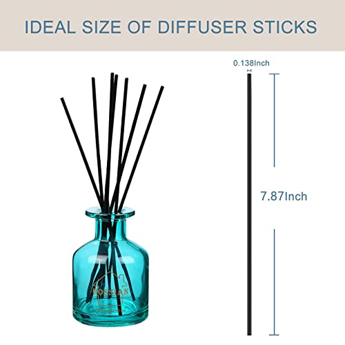 HOSSIAN 50pcs Reed Diffuser Sticks Wood RattanReed Sticks Essential