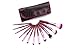 Glow 12 Make up Brushes Set in Purple Case