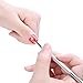 Cuticle Pusher Gel Polish Remover, MelodySusie Stainless Steel Triangle Cuticle Peeler Scraper Set Remove Gel Nail Polish, Manicure, Pedicure, Nail Art Tools, 2 Pcs