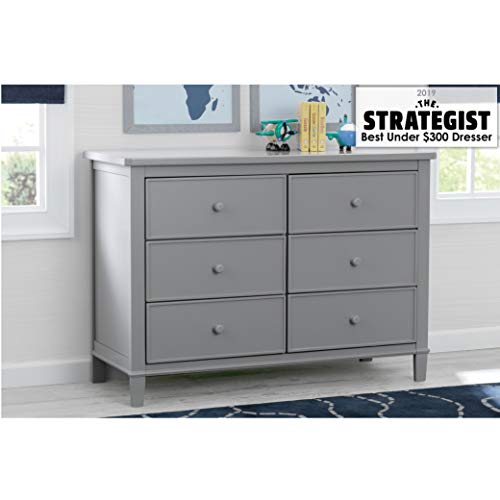 Delta Children Haven 6 Drawer Dresser, Grey Pricepulse