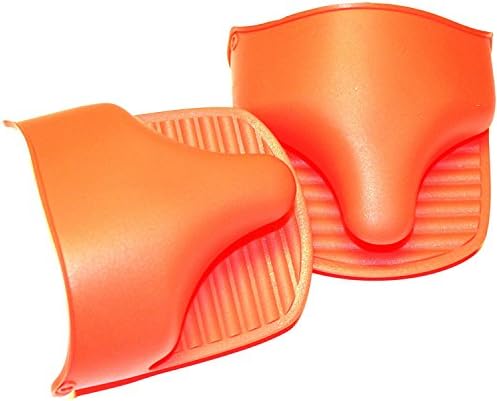 Instant Pot oven mitts, Instant Pot Mitts for holding the inner pot, Best oven mitts,Protects your skin from burning, Silicone Gloves, Heat resistant, Dishwasher Safe , Red Colour, Set of 2