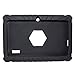 Transwon Anti Slip Kids Case for TOPELOTEK 7 Inch, Amiley 7, Alldaymall A88X, NeuTab N7 Pro, Tagital 7 T7X, Yuntab Q88, Yuntab Y88 7 Inch, Vuru A33, NPOLE N718, iRULU eXpro X3 Tablet-X37 - Black