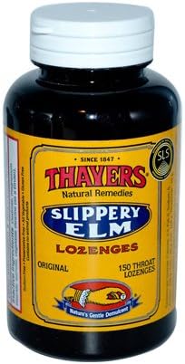Thayers Slippery Elm Throat Lozenges Original 150 count (a)