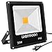 warmoon 30W LED Flood Light Warm White,150W Halogen Bulb Equivalent Super Bright Work Lights,Outdoor Spotlight IP66 Waterproof Security Lights,Floodlight Landscape Wall Lights