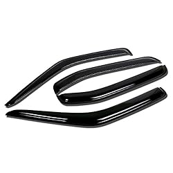 4pcs Tape-On Window Visor Deflector Rain Guard