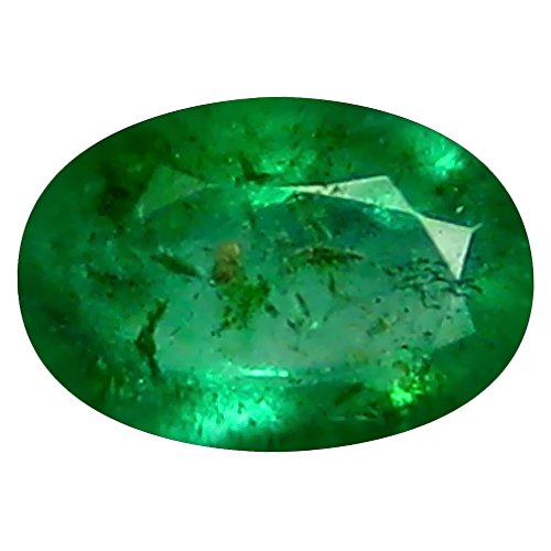 0.40 ct Oval Cut (6 x 4 mm) Unheated and Untreated Colombian Emerald Natural Loose Gemstone