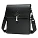 Lonson Shoulder Bag Elegant Messenger Bag Weekend Vacation Travel Bag Black