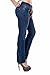 VIRGIN ONLY Women's Slim Fit Low Rise Stretch Straight Jeans