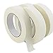 1 Inch White Masking Tape Bulk 12 Packs 60.1 Yards (720 Total Yards) for Multi Purposes, Easy Peel and Tear, for Painting, Home, Office