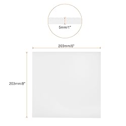 Rebower 8 x 8 Inch UHMW Polyethylene Sheets, 3/16