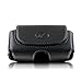 Premium Horizontal Leather Pouch Case with Belt Clip for Apple iPhone 4S 4-S
