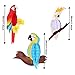 9 Pieces Tropical Bird Decorations Parrot Birds Honeycomb Centerpieces Hawaii Theme Party Colorful Bird Party Decorations for Tiki Luau Hawaiian Party Supplies