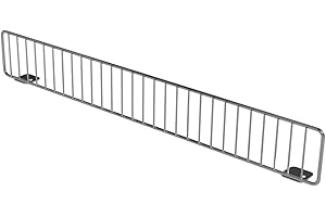 DGS Retail Wire Divider for 22" D Lozier & Madix Gondola Shelves, Silver 3" H