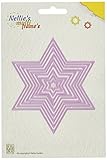 Ecstasy Crafts Nellie's Choice Multi Frame Dies, Star, 9-Pack