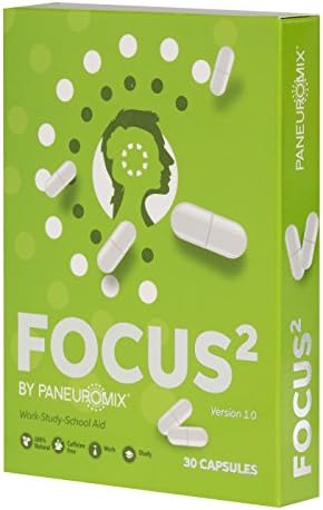 FOCUS² - THÉ CAFFEINE FREE NOOTROPIC - Focus, Concentration and Energy Supplement - Boosts Mental Energy, Drive and Motivation