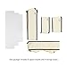MIU COLOR Foldable Closet Underwear Organizer Drawer Divider Storage Boxes Under Bed Organizer 4 Set for Underwear, Bras, Socks, Ties, Scarves (White)