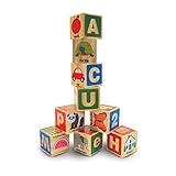 Melissa & Doug ABC/123 Wooden Blocks (26 pcs)