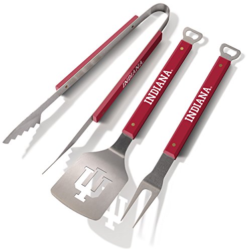 YouTheFan NCAA Indiana Hoosiers Spirit Series 3-Piece BBQ Set