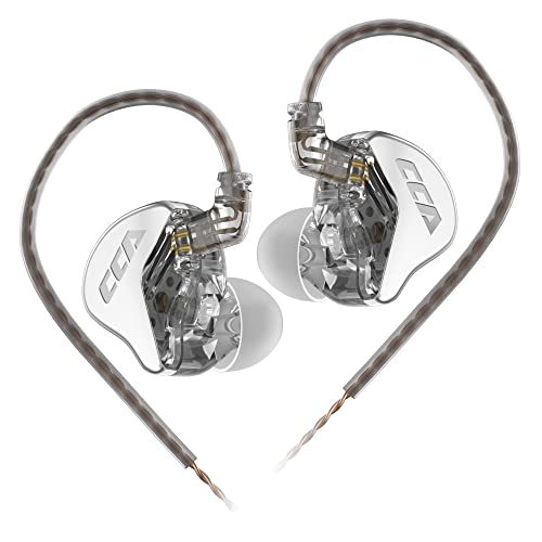 keephifi CCA CRA IEM Earphones In Ear Monitors for Musicians,Ultra-Thin Diaphragm Dynamic Driver Light Weight iems In Ear Earphone Earbuds Wired,Deep Bass 3.5mm DJ Headphones for Gaming,Singers