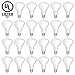 LED BR30 Dimmable Flood Bulb, 65W Replacement - 10 Watt - 650 Lumens - 2700K Soft White - Indoor/Outdoor Rated - UL & Energy Star, 24-Pack