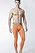 TSLA Men's Compression Pants - Cool Dry Athletic Sports Workout Running Tights Leggings Baselayer, Zero Orange, Small